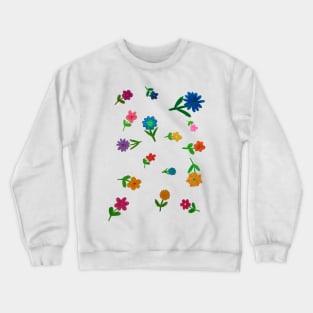 More Hand Drawn Flowers Crewneck Sweatshirt